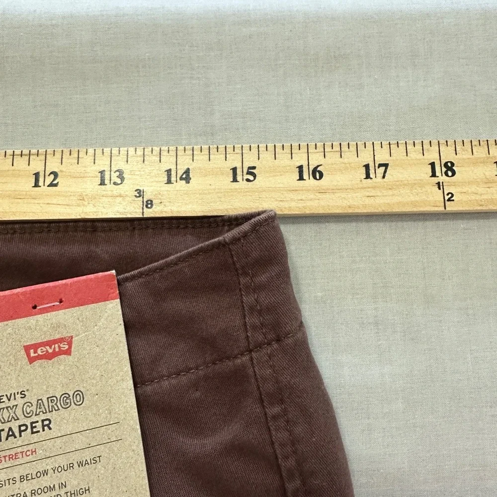 Levi's Men's 30x30 XX Cargo Taper Pants Brown‎ Stretch Utility 90s Y2K NEW